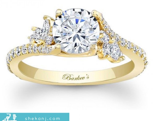 حلقه مناسب ازدواج زینتی با الماس