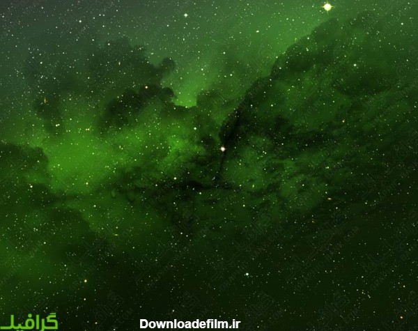 عکس کهکشان سبز