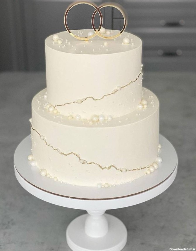 تصاویر مدل های کیک عروسی و عقد شیک و خاص | مدل های ساده و لاکچری