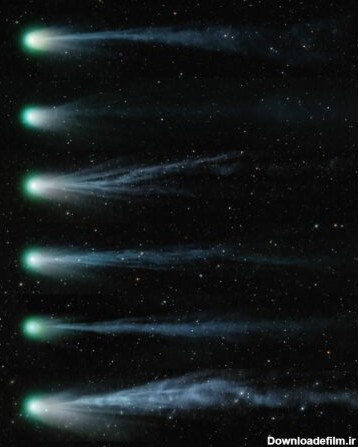 تصویر روز ناسا: دم یونی درحال تغییر دنباله‌دار پونز بروکس