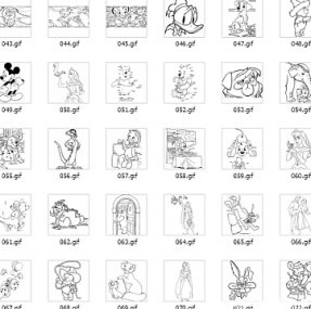 ۹۰۰ تصویر کارتونی والت دیسنی برای رنگ آمیزی کودکان - مجله‌های روز دنیا