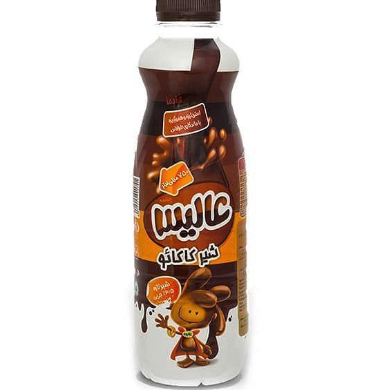 شیر کاکائو عالیس بطری بزرگ شیرکاکائو ۱ لیتر