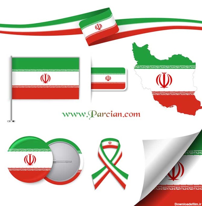 نقشه ی ایران با پرچم دانلود فایل png پرچم ایران عکس نقشه ...