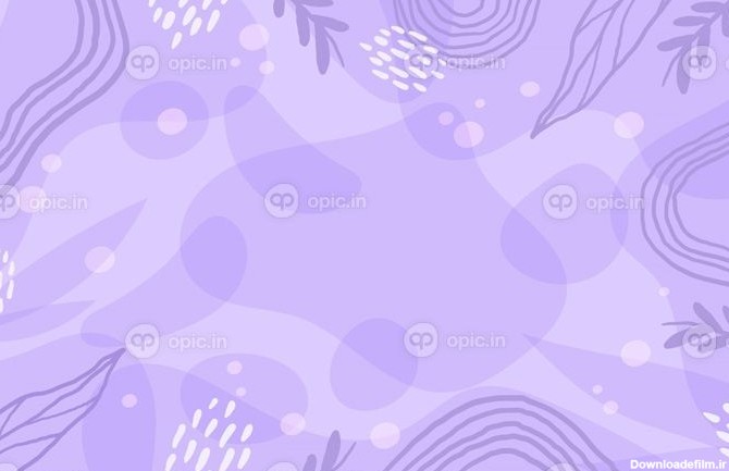 دانلود وکتور پس زمینه بنفش پاستلی انتزاعی نقاشی شده | اوپیک