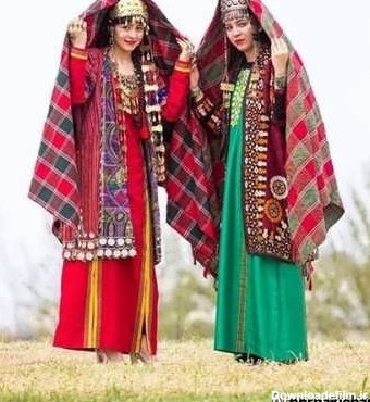 مدل لباس مجلسی ترکمنی دخترانه