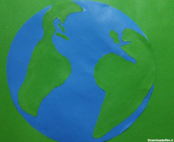 کاردستی کره زمین - عکس ویسگون