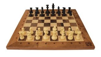 صفحه سلطتنی با حروف و مهره استاندارد فدراسیونی مستر شطرنج