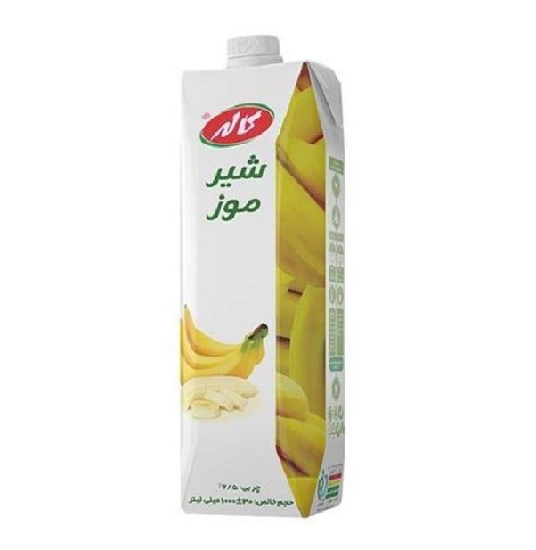خرید شیر موز پاکتی کاله ۱ لیتری - سوپرمارکت آنلاین