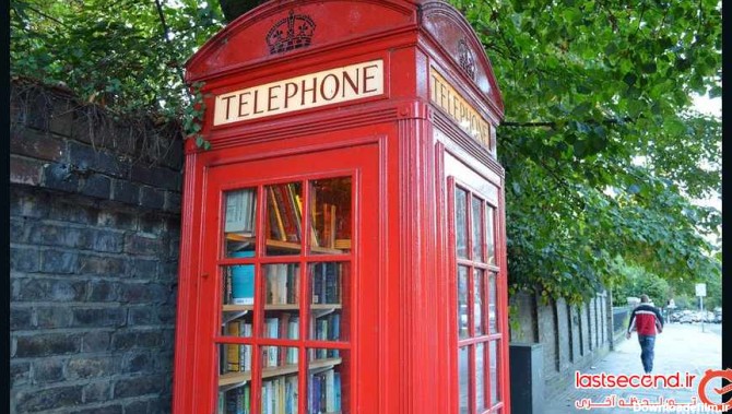 کیوسک های تلفن قرمز و کلاسیک بریتانیایی و کاربرد جدید آنها ...
