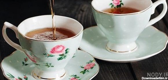 عکس لیوان چای عاشقانه