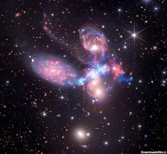 عکس | تصاویر شگفت انگیز و حیرت آور جدید جیمز وب از کهکشان ...