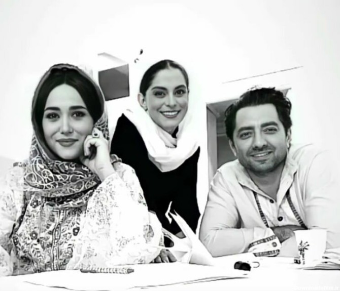 عکس | بهرام رادان و پریناز ایزدیار در پشت صحنه سریال جیران ...
