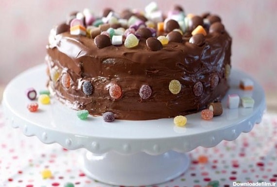 عکس کیک تولد دخترانه با شکلات، فوندانت و خامه با بهترین ایده ها ...