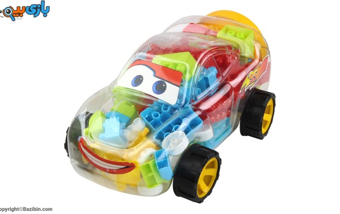 McQueen car building block toy with tiny blocks by Kousha Blocks