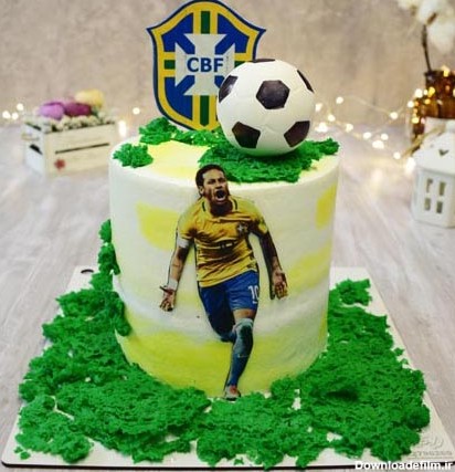 کیک فوتبال برزیل