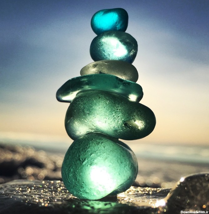 Turquoise — lake superior beach glass