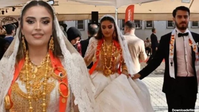 فرارو | (تصاویر) عروسی جنجالی در ترکیه؛ از عروس غرق در طلا تا ...