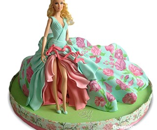 کیک تولد دخترانه - کیک باربی زیبا | کیک آف
