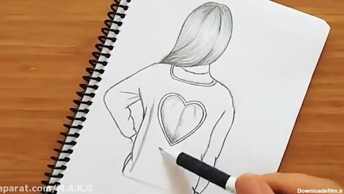 آموزش نقاشی دخترونه ساده