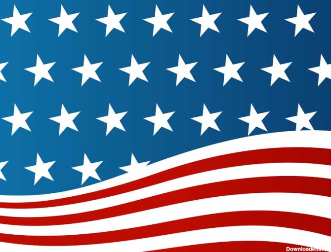 تصویر با کیفیت قسمتی از پرچم آمریکا