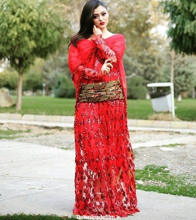 لباس کردی سقزی زنانه جذاب و زیبا