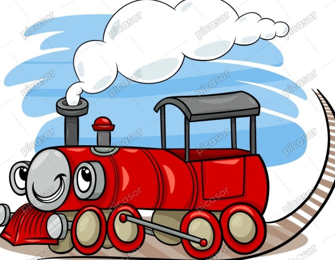 عکس قطار کارتونی