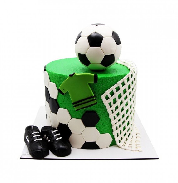 کیک تولد توپ فوتبالی (BB183) | قنادی ناتلی