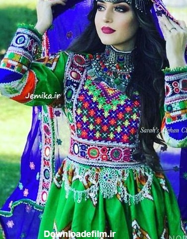 عکس لباس گند افغانی دخترانه