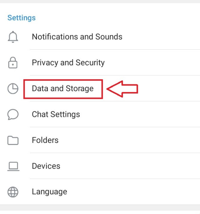 داده و ذخیره سازی به تلگرام