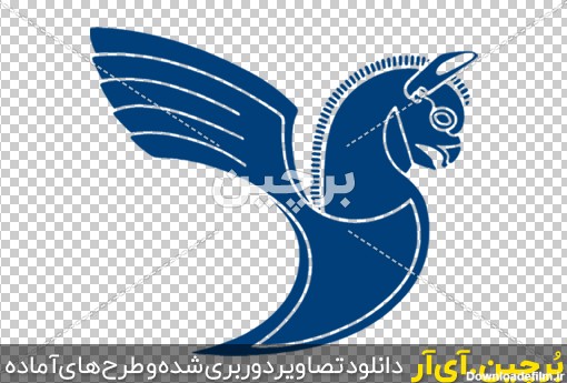 Borchin-ir-Iran Air ways logo png layered لوگوی ایران ایر png2