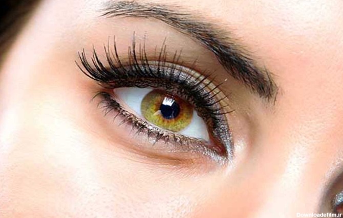بالاترین: آرایش چشم به هنگام استفاده از لنز چشم طوسی عسلی باید ...