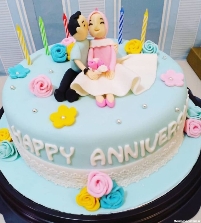 عکس کیک تولد عاشقانه | مدل کیک تولد ویژه متولدین آذر ماه + تصویر