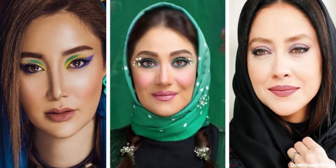 چشم‌های این 6 بازیگر مشهور، رنگین‌کمان دارد؛ رنگی رنگی‌ترین سایه‌های چشم زنان ایرانی