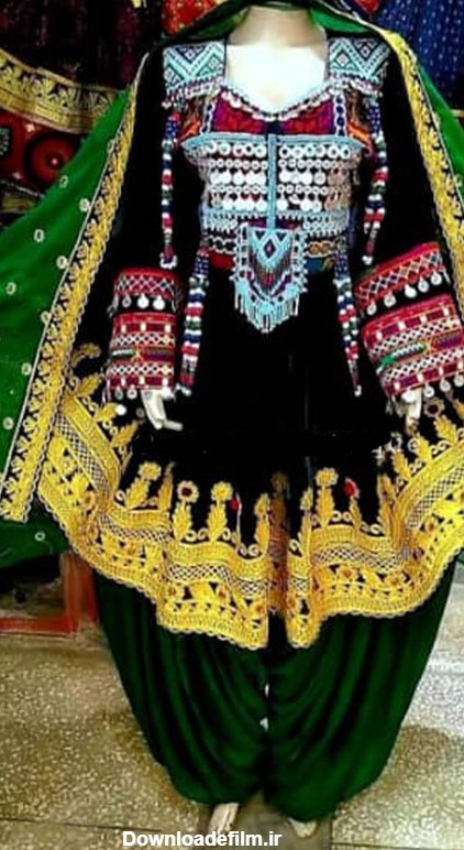 عکس لباس گند افغانی دخترانه