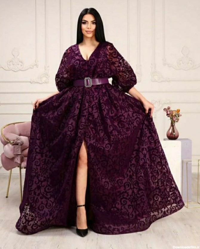 عکس مدل لباس بلند مجلسی دخترانه
