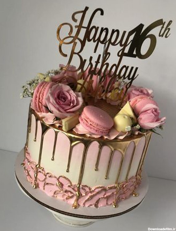 کیک تولد زنانه شیک