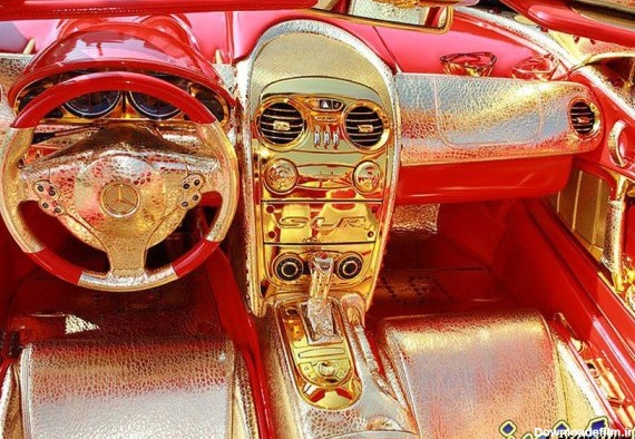 عکس ماشین طلا مسی