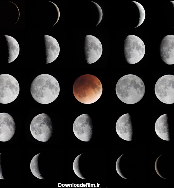 تصویر نجومی روز ناسا: گام های (اهلّه) ماه