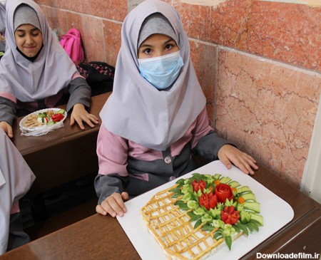 برگزاری جشنواره غذای سالم – دبستان دخترانه واحد ۱ – مشهد