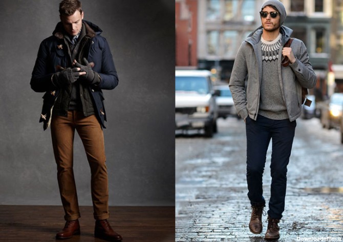 70 مدل ست لباس زمستانی مردانه شیک و خفن | دایان شاپ