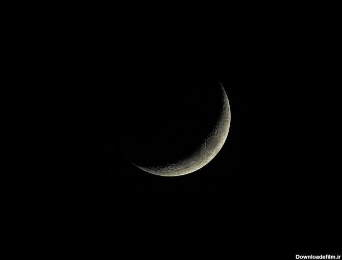 عکس زمینه هلال ماه پس زمینه | والپیپر گرام