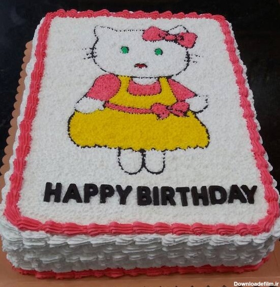 کیک تولد دختر گلم ستایش جون | سرآشپز پاپیون