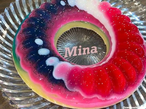 طرز تهیه ژله خوشگل رنگارنگ همراه تخم شربتی ساده و خوشمزه توسط Mina ...