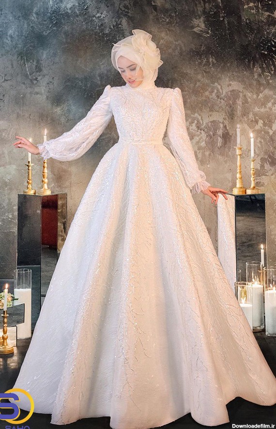 مدل لباس عروس با حجاب – صاحو استایل