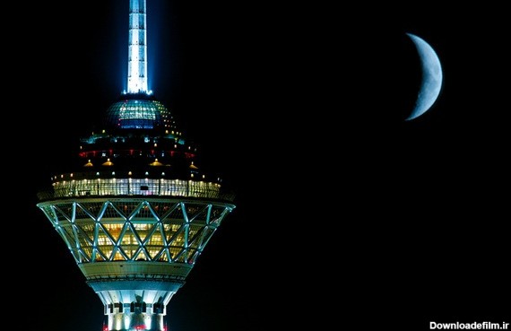 برج میلاد به مناسبت دیدار پرسپولیس و کاشیما در فینال لیگ قهرمانان ...