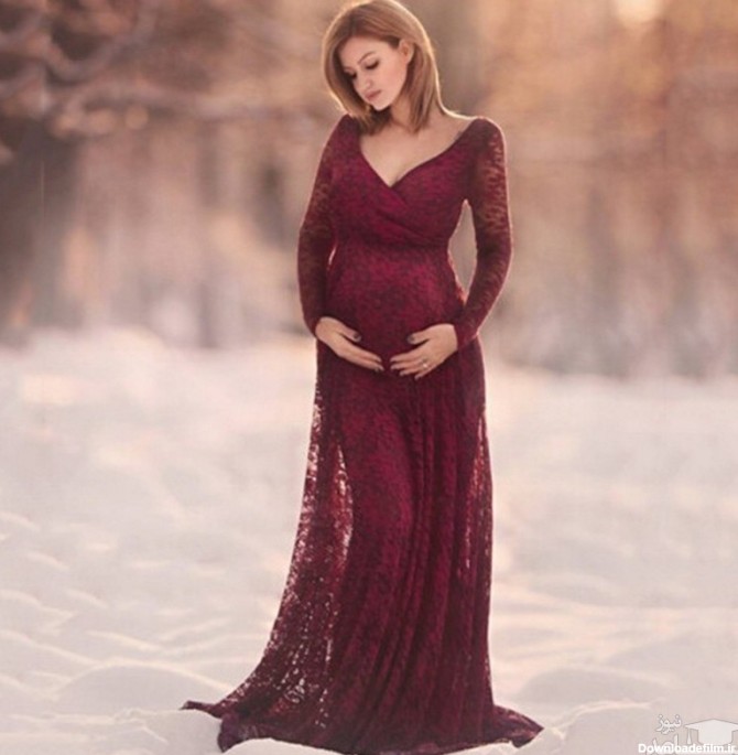 مدل های جدید لباس بارداری مجلسی و شیک