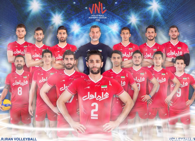رونمایی از پوستر تیم ملی والیبال ایران در لیگ ملت‌های 2022 + عکس ...