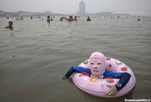 مایو های ترسناک در سواحل چین! +عکس