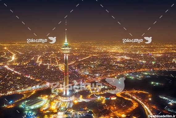 عکس هوایی برج میلاد تهران
