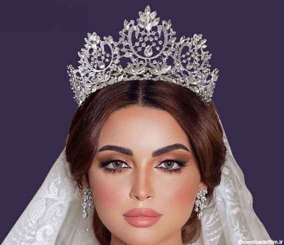 مدل آرایش عروس جدید در تهران بسیار شیک و اروپایی - گلی خانوم